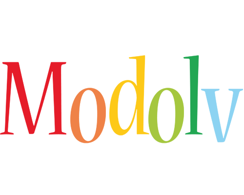Modolv birthday logo