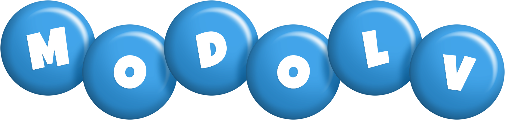 Modolv candy-blue logo