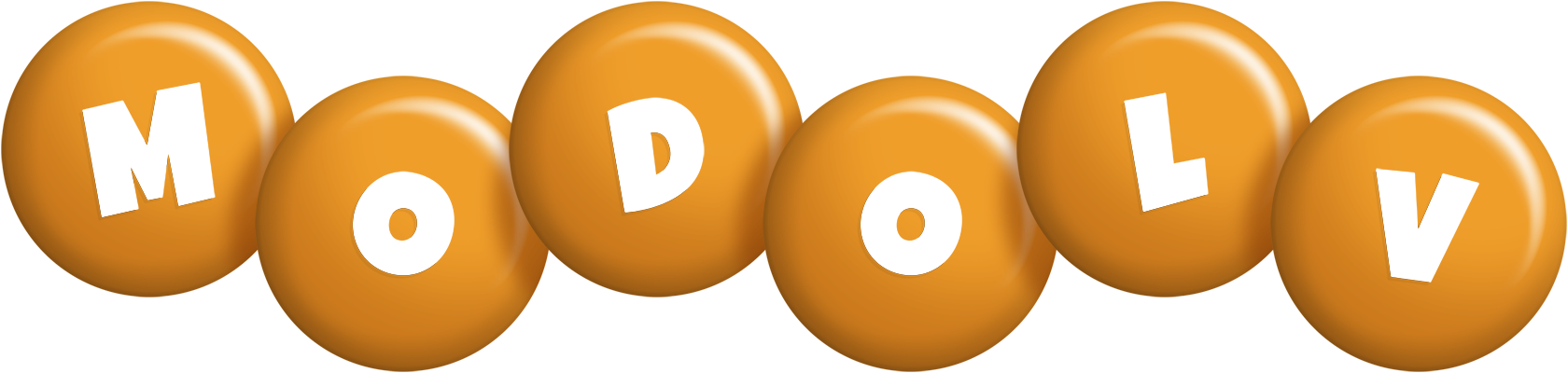 Modolv candy-orange logo