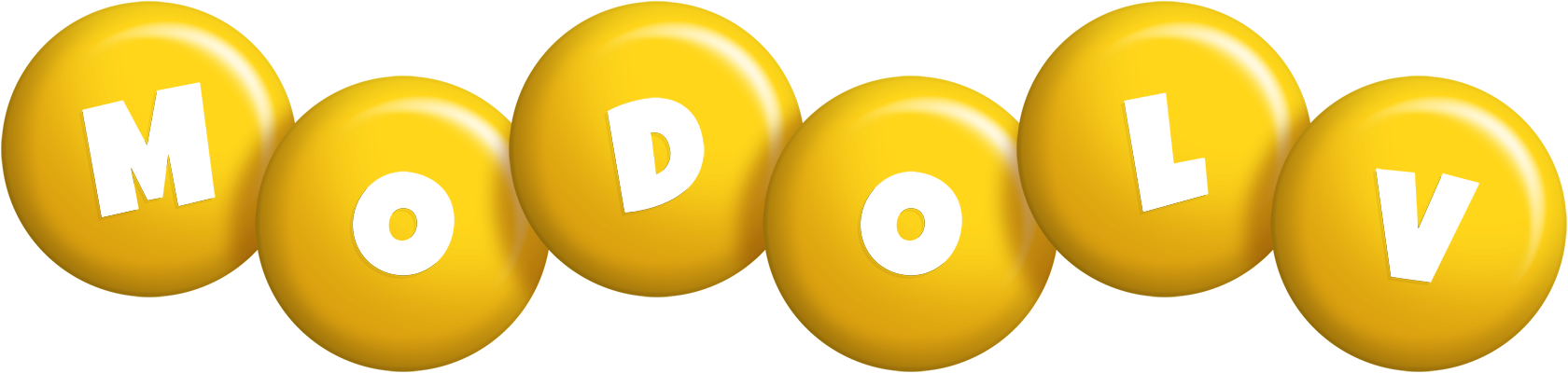 Modolv candy-yellow logo