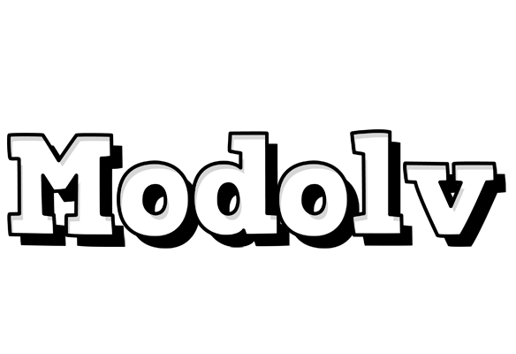 Modolv snowing logo