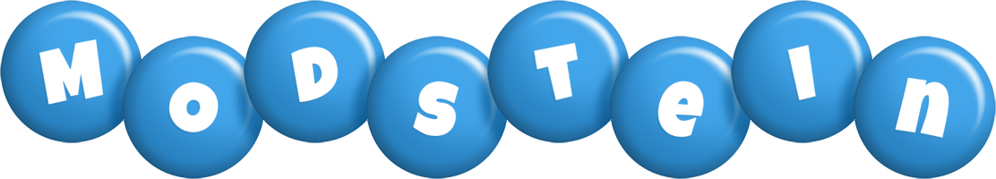 Modstein candy-blue logo