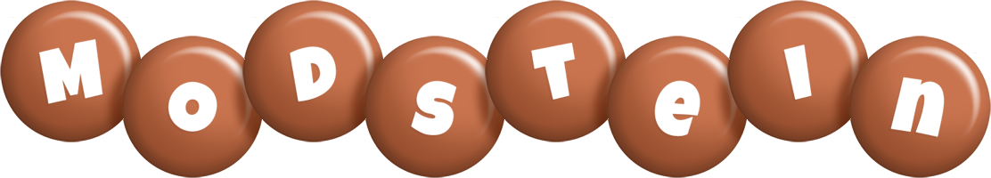 Modstein candy-brown logo