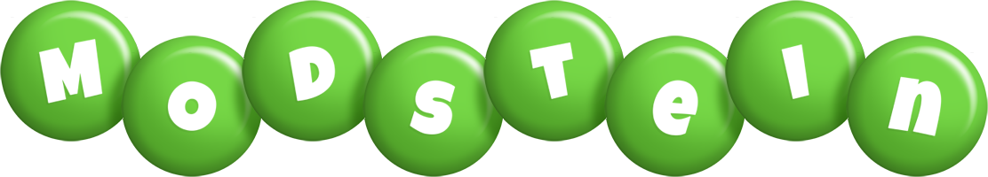 Modstein candy-green logo