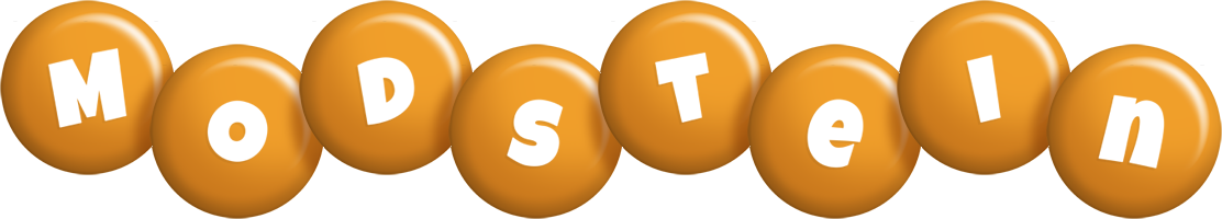 Modstein candy-orange logo