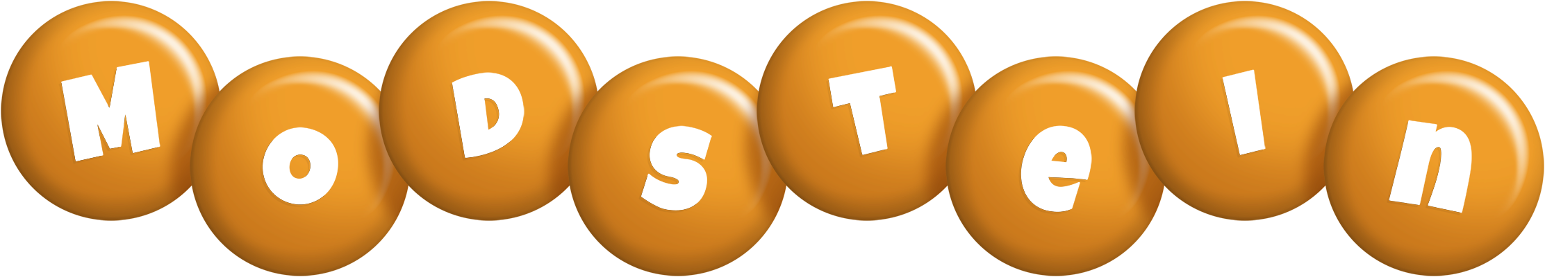Modstein candy-orange logo
