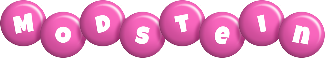 Modstein candy-pink logo