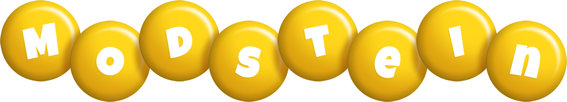 Modstein candy-yellow logo