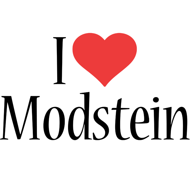 Modstein i-love logo
