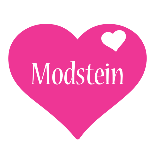 Modstein love-heart logo