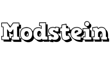 Modstein snowing logo