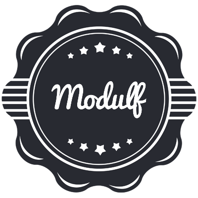 Modulf badge logo