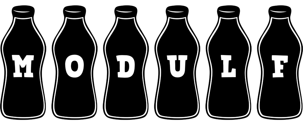 Modulf bottle logo