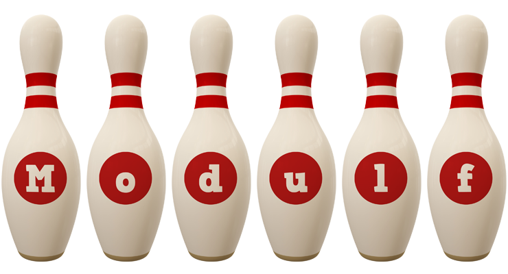 Modulf bowling-pin logo