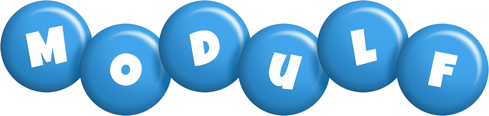Modulf candy-blue logo