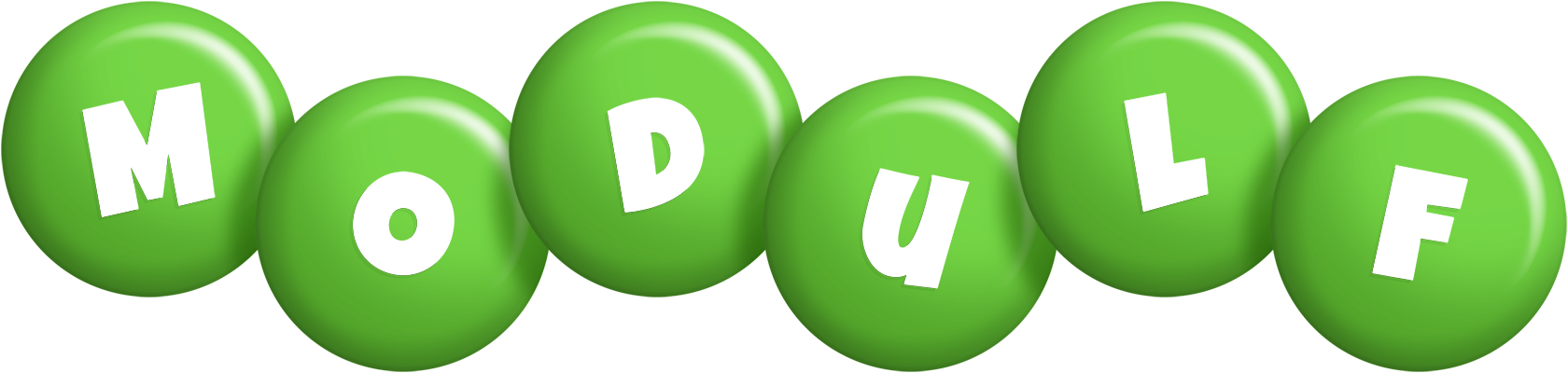 Modulf candy-green logo