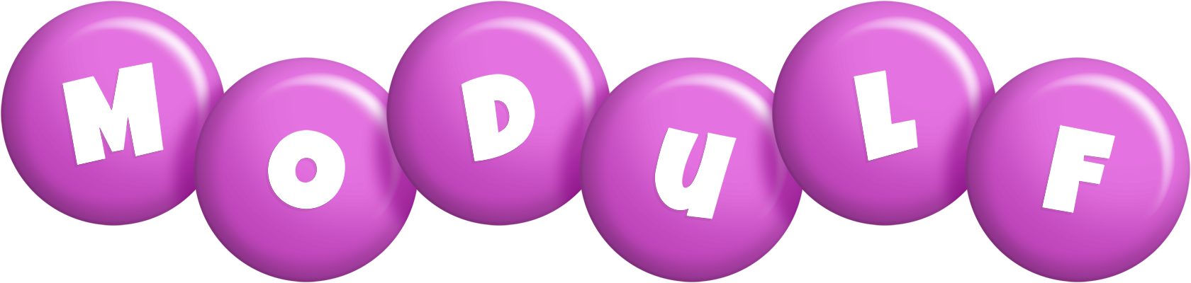 Modulf candy-purple logo