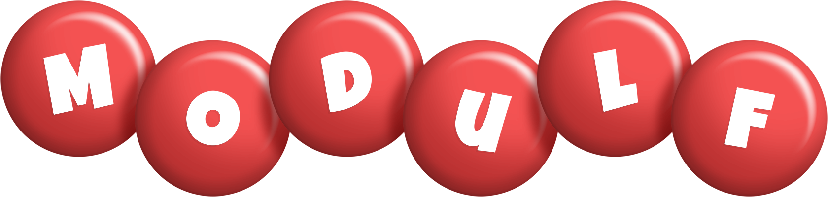 Modulf candy-red logo