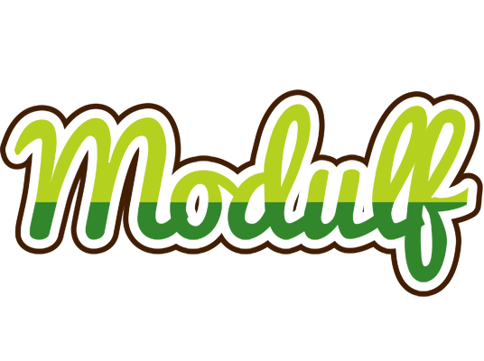 Modulf golfing logo