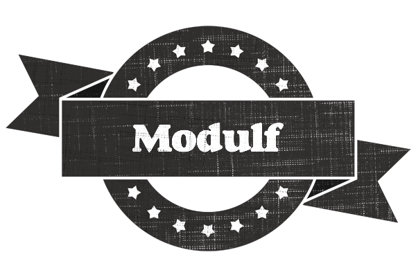 Modulf grunge logo