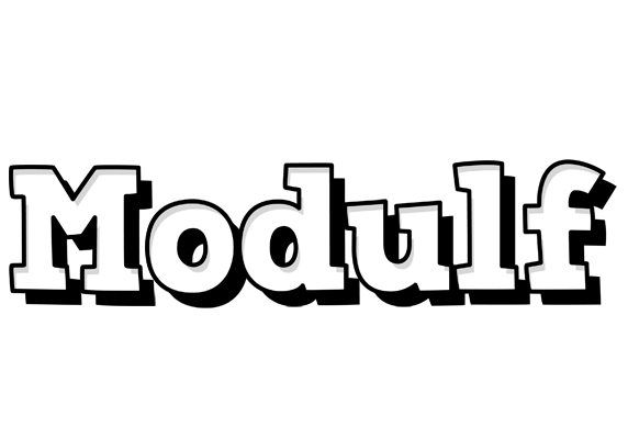 Modulf snowing logo