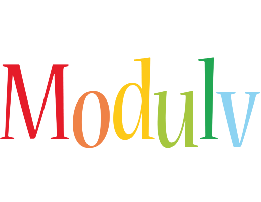 Modulv birthday logo
