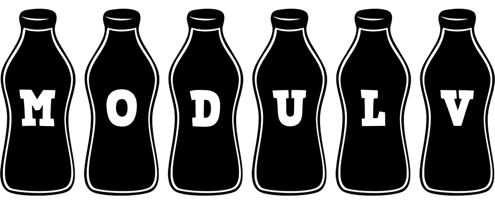 Modulv bottle logo