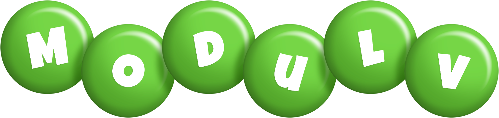 Modulv candy-green logo