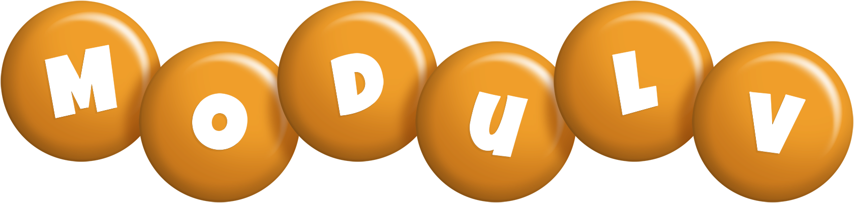 Modulv candy-orange logo