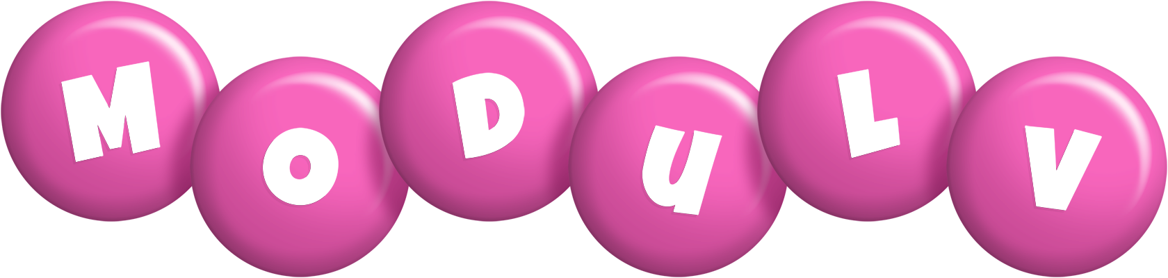 Modulv candy-pink logo