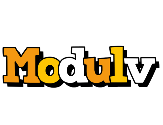 Modulv cartoon logo