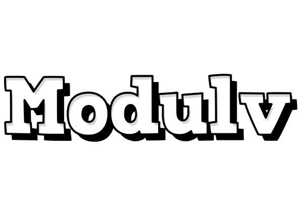Modulv snowing logo