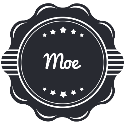 Moe badge logo