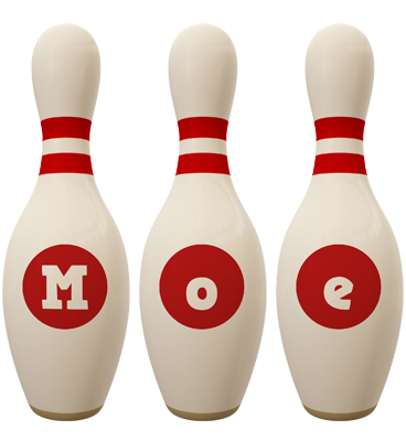 Moe bowling-pin logo
