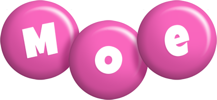 Moe candy-pink logo