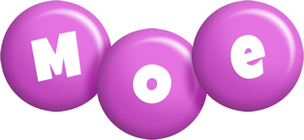 Moe candy-purple logo