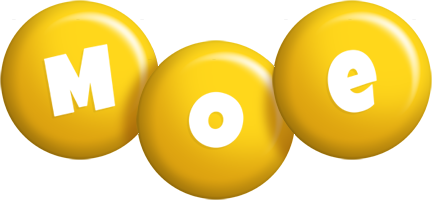 Moe candy-yellow logo