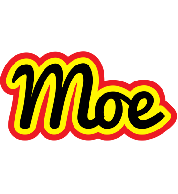 Moe flaming logo