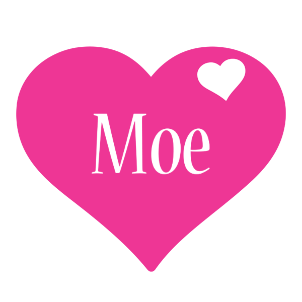 Moe love-heart logo