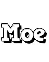 Moe snowing logo