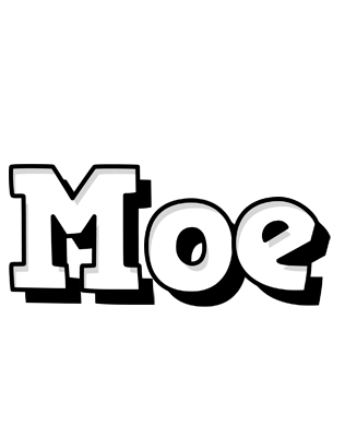 Moe snowing logo