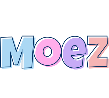 Moez pastel logo