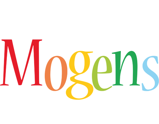 Mogens birthday logo