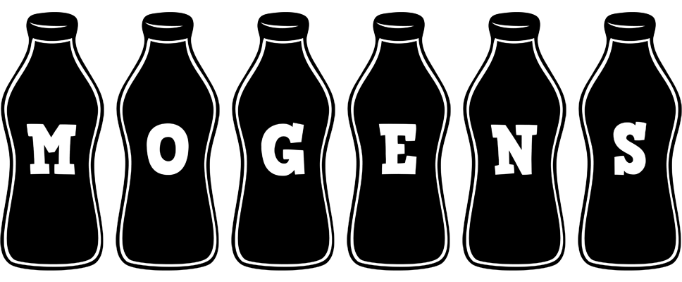 Mogens bottle logo
