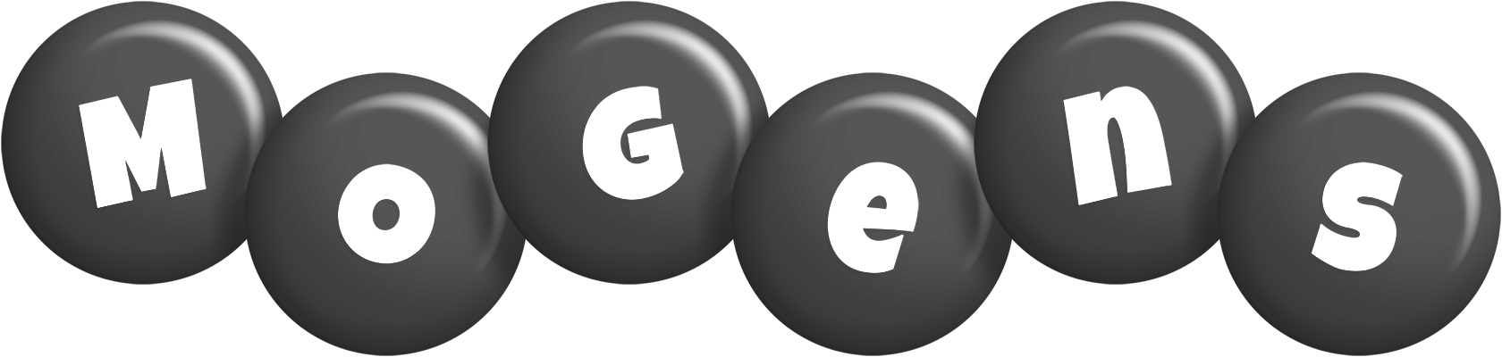 Mogens candy-black logo