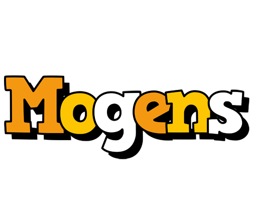 Mogens cartoon logo