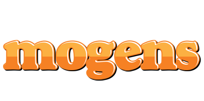 Mogens orange logo