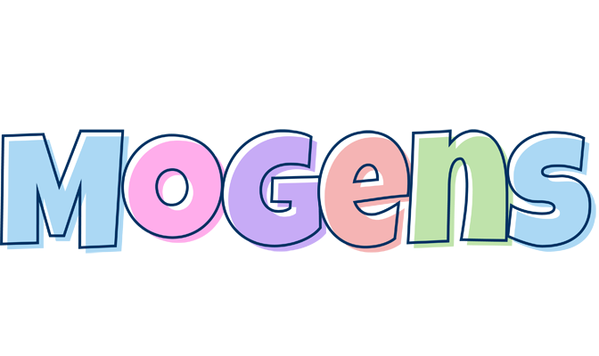 Mogens pastel logo