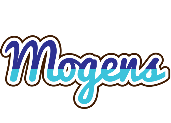Mogens raining logo