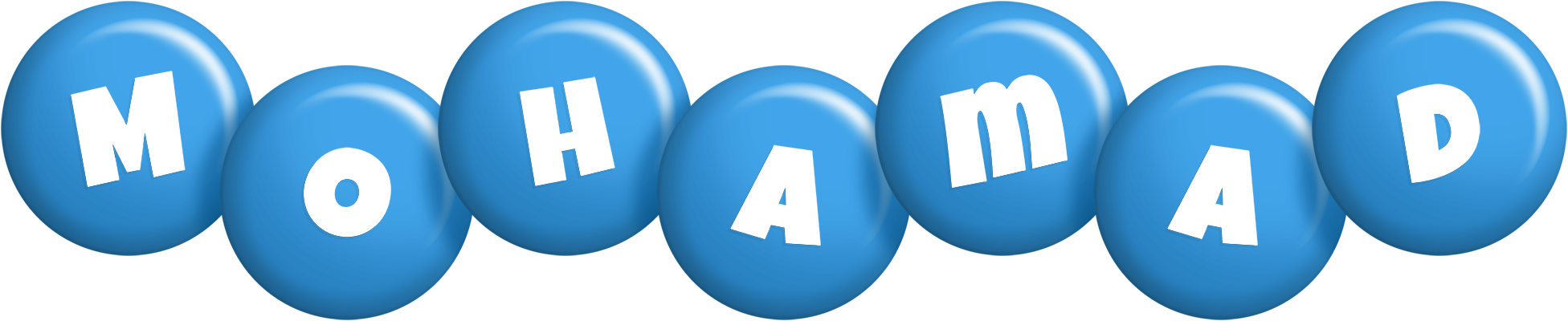 Mohamad candy-blue logo
